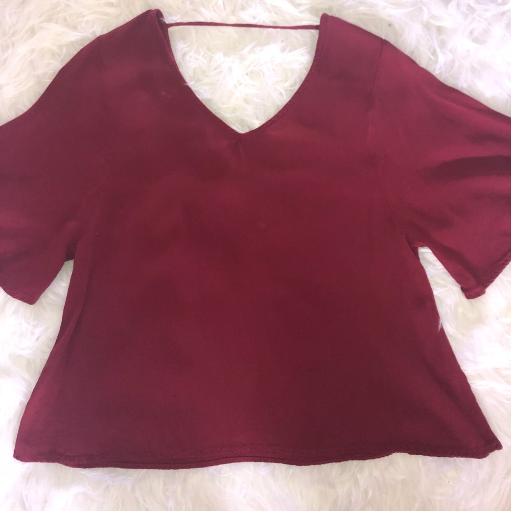 Maroon Top